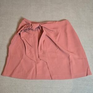 Lulus Skort XS‎ Pink Mini Skirt Shorts Tie Front New with Tags
